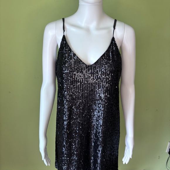 ANTHROPOLOGIE GENTLE FAWN SEQUIN DRESS SIZE MEDIUM - Picture 7 of 8